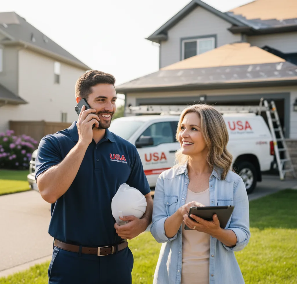 USA Roof Repair Experts customer support in Harriman